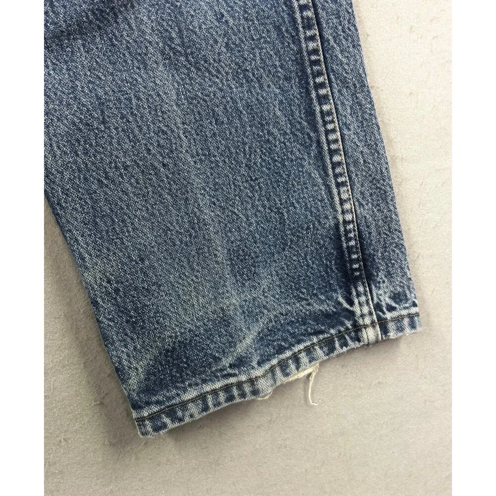 Wrangler 47MWZ Jeans Mens Blue Regular Fit Cowboy Cut Straight Leg 38x30